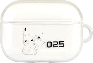 グルマンディーズ ポケットモンスター Airpods Proソフトケース ピカチュウクリア Poke 646b グルマンディーズ 修理パーツ Amazon