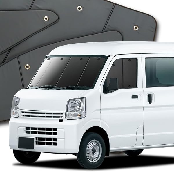 Hobby Craftsman Privacy Sun Shade Car Every Every Wagon Van DA17 Series DA17W DA17V Front Dedicated Curtain for Sleeping in the Car Goods "01s-g004-fu" - 1