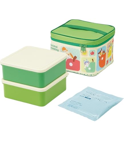 あつまれ動物の森　オリジナル2段ミニランチボックス 同梱2個セット Amazon.co.jp: あつまれ どうぶつの森 -Switch (【Amazon.co.jp