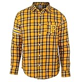 Pittsburgh Pirates Wordmark基本的なフランネルシャツ XL ブラック