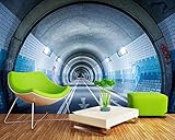 3 D リビングルームベッドルームのテレビの背景モダンな牧草地にスペースの壁紙 BQ 084