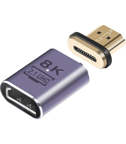 Amazon | CERRXIAN 90 度 HDMI 磁気アダプター 上向き8K HDMI