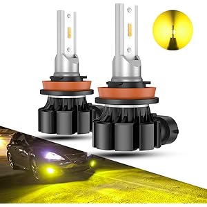 SEALIGHT フォグランプ LED H8 H11 H16 バルブ イエローフォグ黄色 車検対応 12V 1500LM…