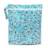 Bumkins Waterproof Zippered Wet/Dry Bag, Blue Cat by Bumkins [並行輸入品]