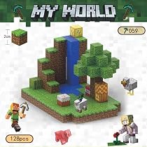 マインクラフト レゴ マグネットキューブ 村長の家192pcs マインクラフト レゴ マグネットキューブ 村長の家192pcs