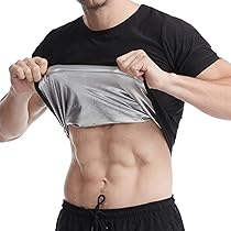 Amazon.co.jp: [Amy Coulee] サウナスーツ 発汗 メンズ 半袖 サウナ