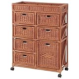 天然籐ランドリーチェスト　ワイド7杯