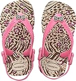 [ハワイアナス] ビーチサンダル キッズ havaianas ベビー・チック BABY CHIC 全2色 ブラジル製 国内正規品 (20（13.0）, ベージュ 0121)