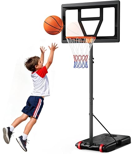 Amazon.co.jp: バスケットゴール 屋外 家庭用 179～270cm ミニバス対応
