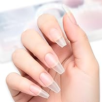 Amazon | Annhua 透明 ネイルチップ 240枚セット 超薄 バレリーナ