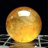 Amazon Co Jp Xiulin シトリン 丸玉 シトリントパーズ 黄水晶 水晶玉 天然水晶 浄化 さざれ石 クリスタルボール 装飾品 イエロー 木製台付き 5cm ジュエリー