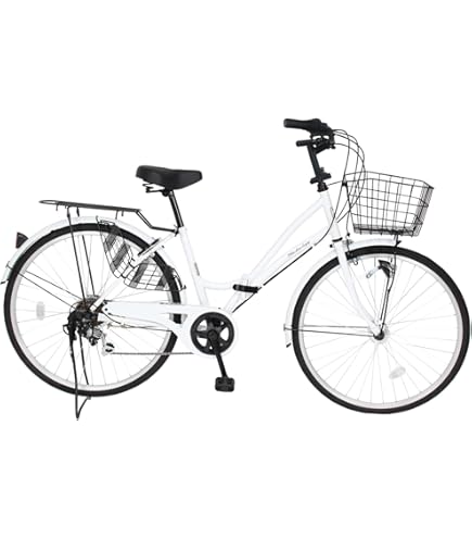 Amazon | ママチャリ シティ 自転車 アプロードタウン266HD