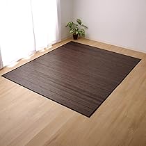 ダークブラウン 無地ラグ　カーペット ウード ラグ 選べる 厚み 長方形 小さい 撥水 ホットカーペット