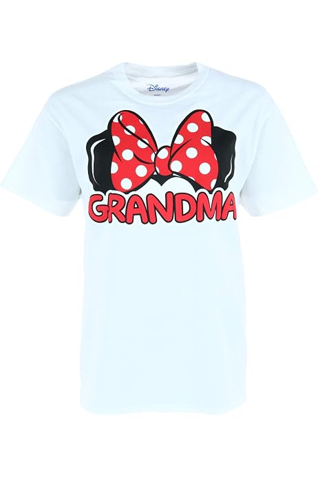 White Minnie Mouse Grandma Shirt 