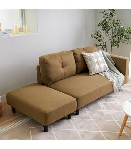 Amazon｜山善(YAMAZEN) ソファ (カウチソファ) 2人掛け 2口コンセント