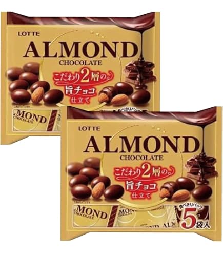 Amazon.co.jp: ロッテ アーモンドチョコレート シェアパック 97g×1袋
