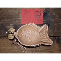 送料無料【極上栃木レザー】総手縫い　たい焼きポーチ セット価格【極上栃木レザー】総手縫い たい焼きポーチ