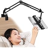 Ulanzi タブレットアーム タブレットスタンド ipad用スタンド 寝ながらipad アーム スマホスタンド 4.6〜12.9インチ 360°回転ホルダー 両用 横/縱き ベッドサイド 卓上スタンド 揺れない iPad/iPhone/Kindle