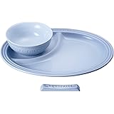 ル・クルーゼ(Le Creuset) 子ども 食器セット ベビー・スターター・セット コースタルブルー 耐熱 耐冷 電子レンジ オーブン 対応 出産祝い お食い初め 男の子 ギフト 【日本正規販売品】