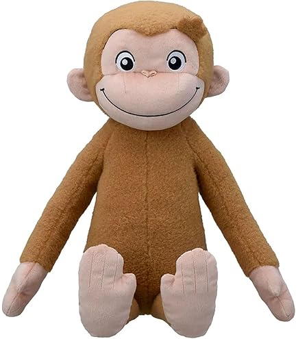 Amazon.co.jp: おさるのジョージ ぬいぐるみ スーパーラージ ふわもこ