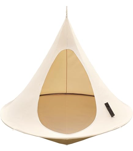 カクーン　cacoon ハンモック Amazon.co.jp: CACOON(カクーン) テント型ハンモック ナチュラル