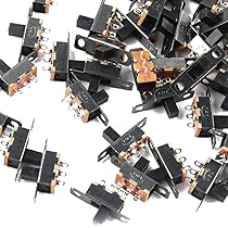 Amazon.co.jp: Kiligen 150個ON/ON 0.5A 50V DC 2ポジション3ピン ミニ