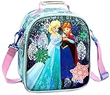 Disney Frozen Anna & Elsa Lunch Tote [Blue, Snowflakes] [並行輸入品]