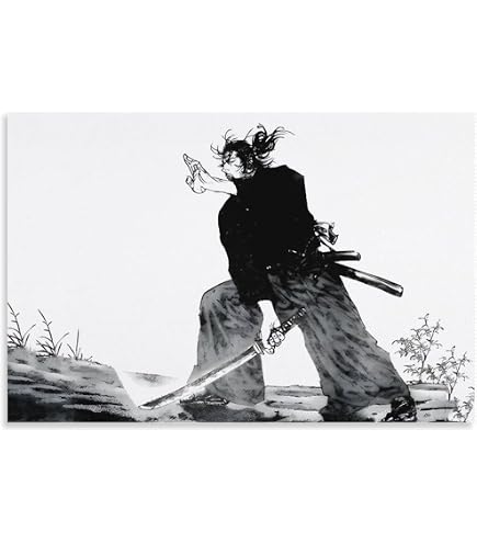 Amazon.co.jp: CZWEN アニメ ポスター 宮本 武蔵 バガボンド ポスター