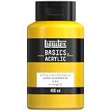 リキテックス(Liquitex) アクリル絵具ベーシックス カドミウムイエローミディアムヒュー B-018 400ml