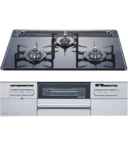 Amazon.co.jp: ノーリツ ミッケ Mikke ビルトインガスコンロ プロパン