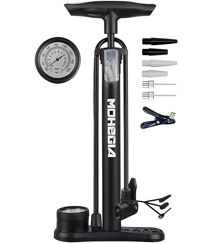 Amazon | 自転車 空気入れ アメリカンイーグル 圧力ゲージ付 エアー