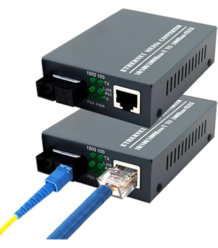 光メディアコンバーター　DN5810GE 2個セット　中古 未使用】光ファイバー メディアコンバータ 大電 DN5810SG2E