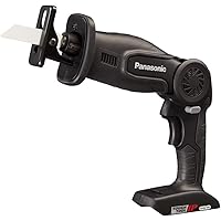パナソニック 充電レシプロソー 本体のみ (電池パック/充電器/ケース別売) デュアル (14.4V/18V対応) 4段階フレキシブル可動 小型・軽量 電動のこぎり EZ47A1X-B ブラック