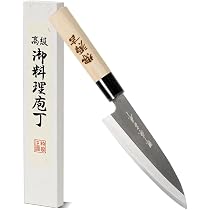 Amazon｜堺源吉 日本製 舟行 包丁 165mm 鋼 木柄 堺の包丁｜特殊包丁