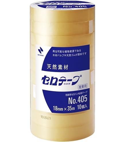 Amazon.co.jp: ニチバン セロテープ CT405AP-18 18mm×35m 200巻