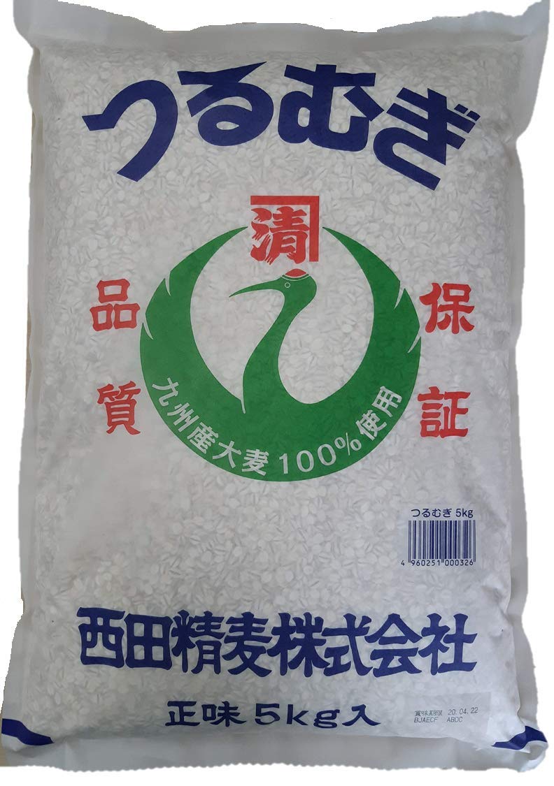 【42%OFF】【1,512円（定期便1,361円）】 西田精麦 押麦(つるむぎ) 5kg