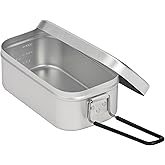 武田コーポレーション 【アウトドア用品・調理器具・炊く・蒸す・焼く・燻製】 シルバー 16×9.5×6㎝ メスティン 1.5合 MS-RC15