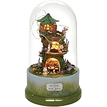 ムーミンフィギュア＆ドールハウス【オルゴール、LEDライト、クリアケース】セット 楽天市場】最短当日出荷◇ 1/24 ドールハウス ミニチュア 手作り