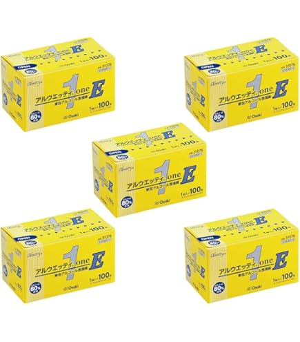 アルウエッティONE 100枚入り 18箱セット アズワン（asone） オオサキメディカル アルウェッティ one-E 1枚入