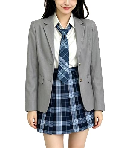 Amazon.co.jp: [COSSA] コスプレ 制服 ブレザー JK 女子高校生