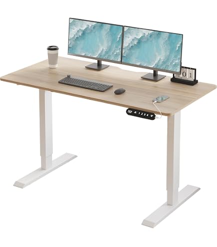 Amazon.co.jp: 昇降デスク 昇降式 電動 幅100*奥行60cm スタンディング