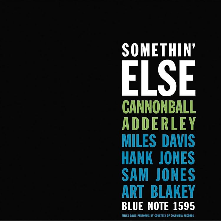 blue note1595キャノンボールアダレイ　サムシンエルス Amazon.co.jp: SOMETHIN' ELSE [Analog]: ミュージック