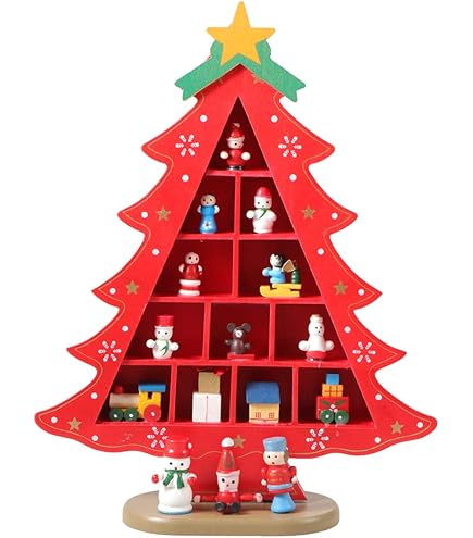 Amazon.co.jp: 木製 アドベントツリー クリスマス インテリア TOY-TR54