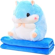 クソハムちゃん 中国限定 ぬいぐるみ ブランケット 爆暴仓鼠 毛毯抱枕 クソハムちゃん 中国限定 ぬいぐるみ ブランケット 爆暴仓鼠