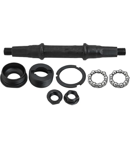 Amazon | 自転車ボトムブラケットセット 自転車シャフト 軸