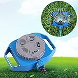 芝生散水スプリンクラー、プラスチック5パターンタレットスプリンクラーガーデン灌漑子供用屋外冷却スプレースプリンクラー