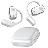 イヤホン bluetooth ワイヤレスイヤホン オープンイヤー 2024新登場 OWS イヤホン 耳掛け式 イヤホン 骨伝導イヤホンの革新 Bluetooth5.3 ブルートゥース イヤホン 長時間再生 自動ペアリング 耳を塞がない 究極のフィット感 Type-C急速充電 左右独立 ハンズフリー通話 軽量 IPX5防水 iPhone/Android対応 スポーツ/音楽/ゲーム (ホワイト)
