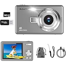 Amazon | デジカメ【4K動画撮影、5000万画素】デジタルカメラ
