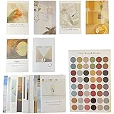 Amazon Co Jp 韓国 インテリア 雑貨 韓国 ポストカード イラスト ステッカー付 おしゃれ デザイン 韓国雑貨 インテリア 写真 カード Set A 文房具 オフィス用品