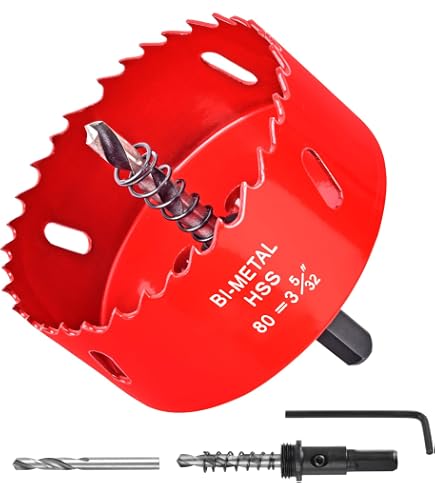 Amazon.co.jp: ZXHAO HSS バネ式 バイメタル ホールソー ドリルツール